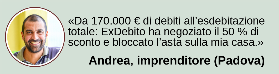 Andrea, imprenditore testimonial